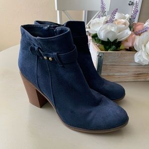 Blue Booties Size 10